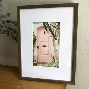 Bohemian coastal wood frame art